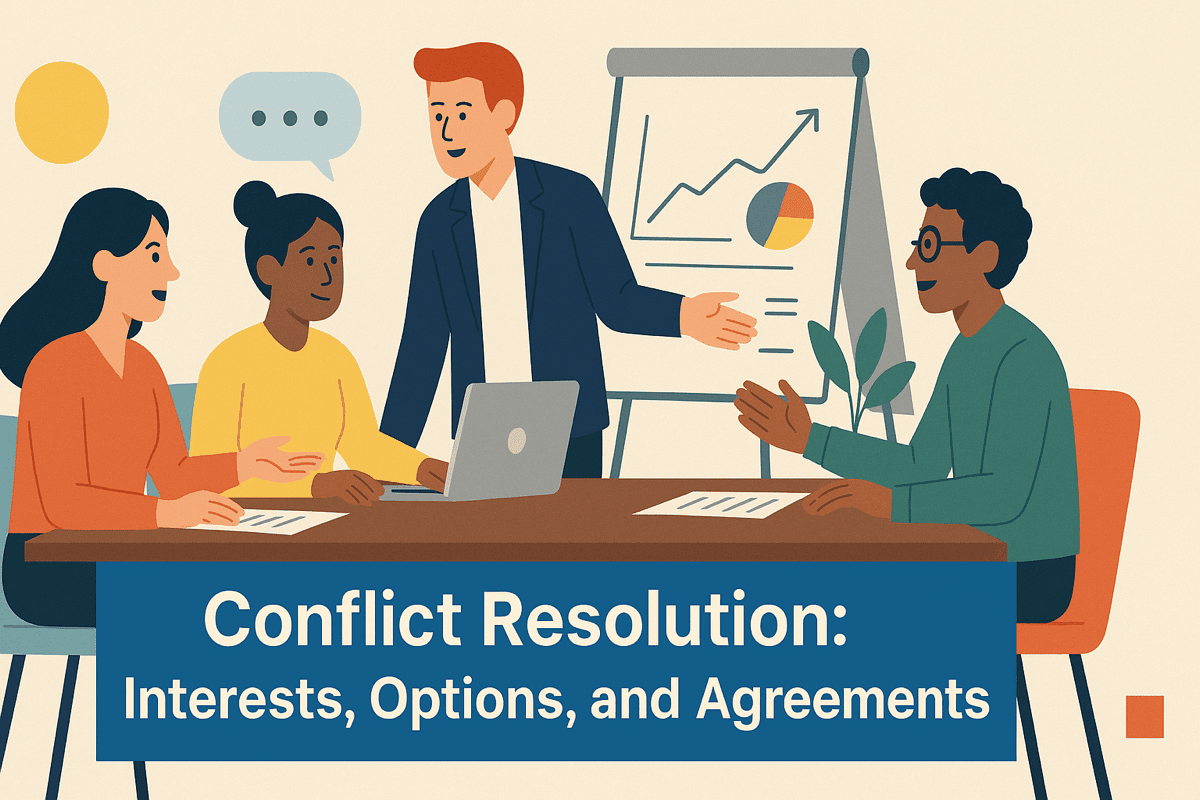 TURNING CONFLICT INTO COLLABORATION: HOW TO FIND INTERESTS, EXPLORE OPTIONS, AND BUILD LASTING AGREEMENTS